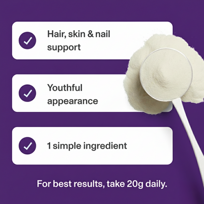 Nutvira Collagen Peptides – Unflavored Hydrolyzed Collagen (454g)