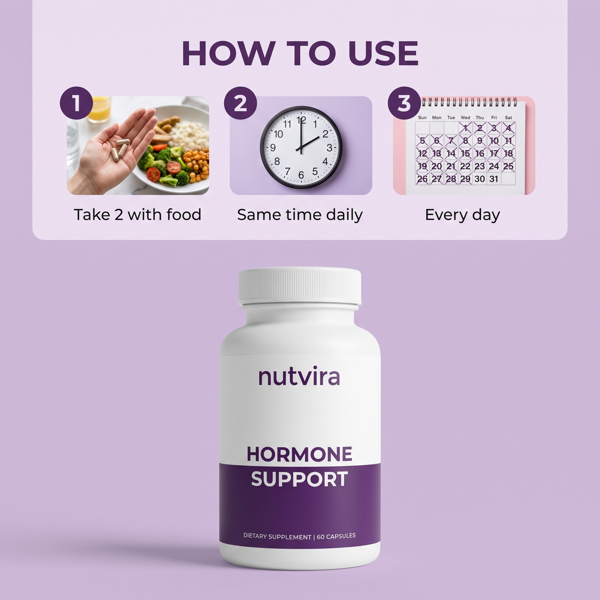 How to use Nutvira Hormone Support