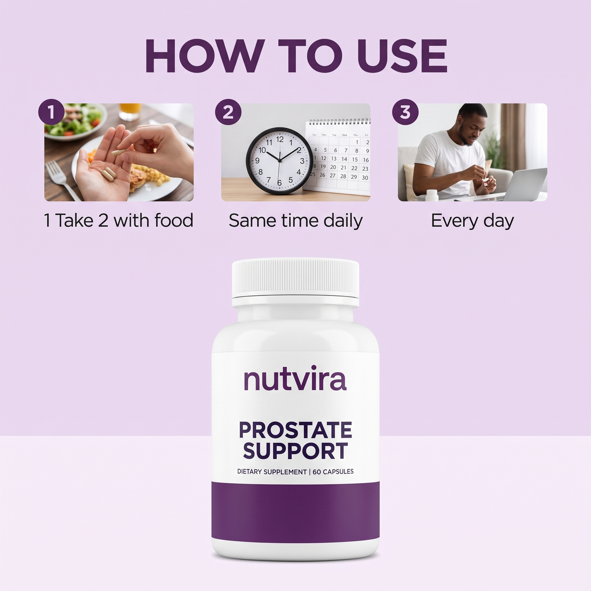 How to use Nutvira Prostate Support