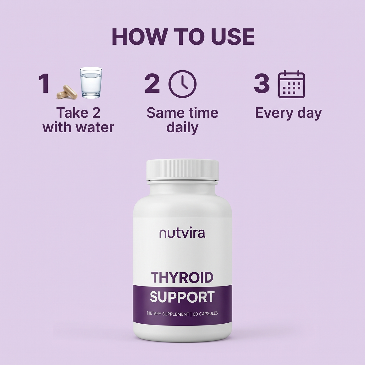 How to use Nutvira Thyroid Support